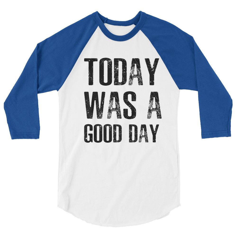 3/4 sleeve raglan shirt