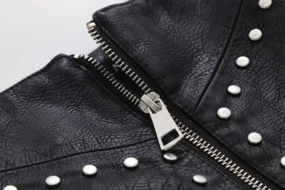 Restoring Ancient Ways Black Leather Skirt
