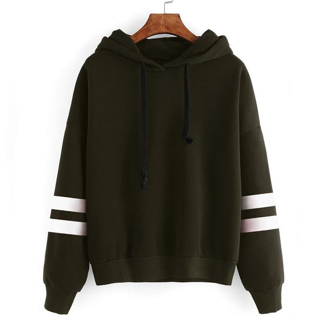 Woman Green Long Sleeve Pullovers Sweaters