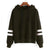 Woman Green Long Sleeve Pullovers Sweaters