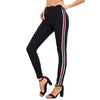 Ladies Side Striped Skinny Pants