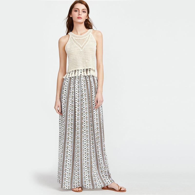 Boho Long Maxi Skirts for Women