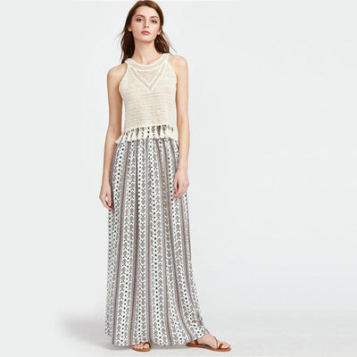 Boho Long Maxi Skirts for Women