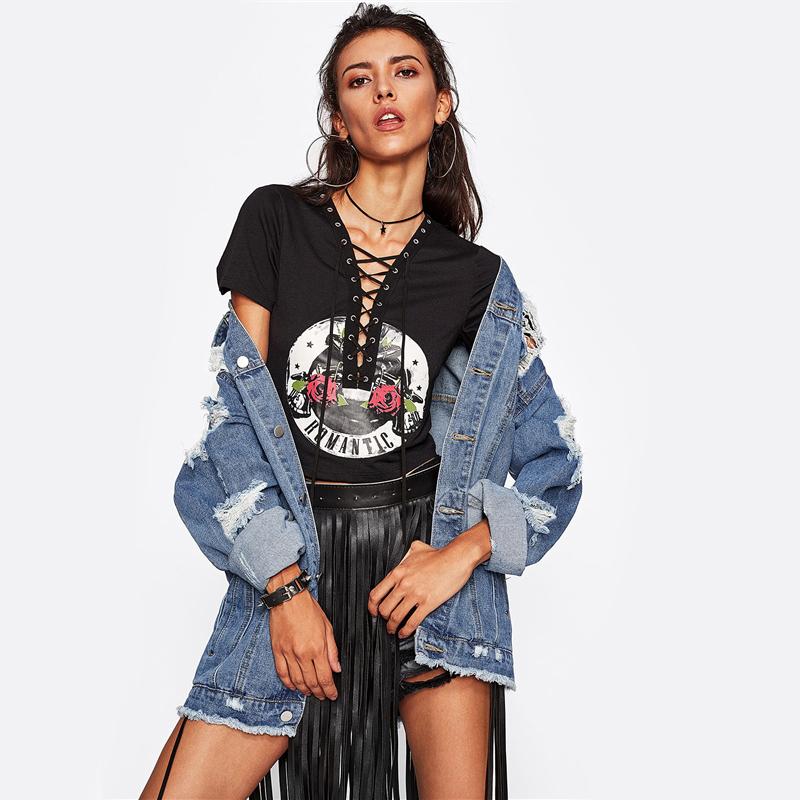 Destroyed Boyfriend Denim Jacket