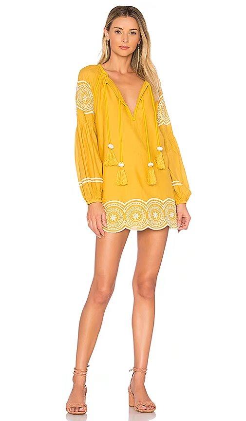 Vintage Bohemian Style Embroidery Casual Dress