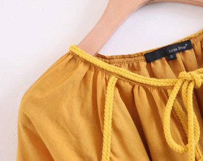 Vintage Bohemian Style Embroidery Casual Dress