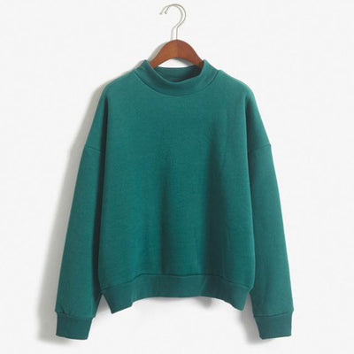 Women Loose Fleece Pullover