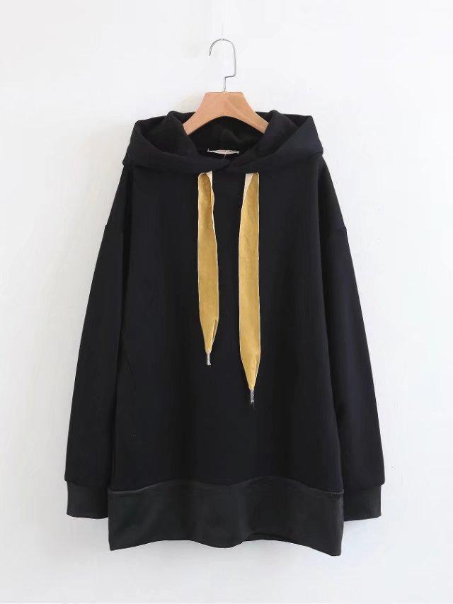 Flocking Thick Warm Drop-shoulder Pullover