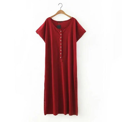 Wind Couture Fashion Pure Color Wind Beach Dress