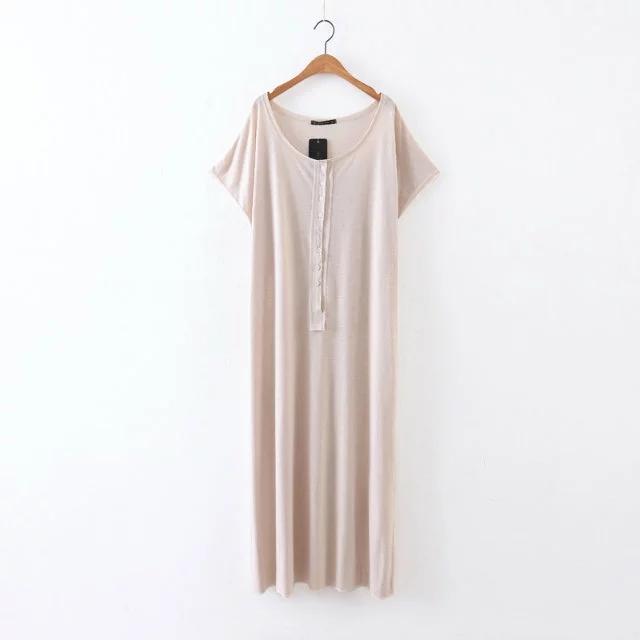 Wind Couture Fashion Pure Color Wind Beach Dress