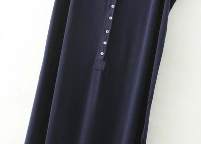 Wind Couture Fashion Pure Color Wind Beach Dress