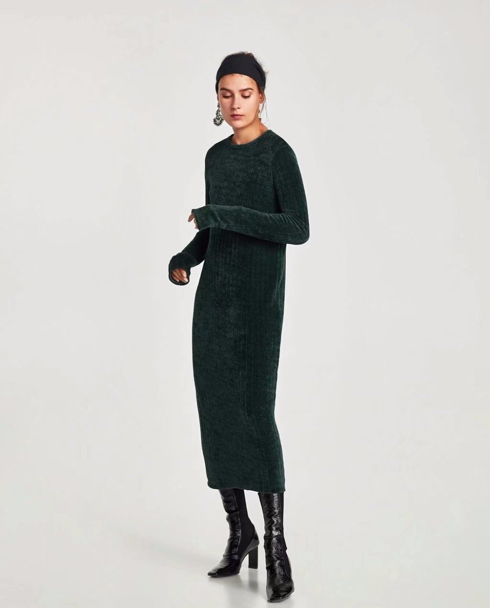 England Style O-neck Knitted Long Sleeve Sweaters