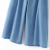 High Waist Sashes Collect Waist Wide Leg Pants