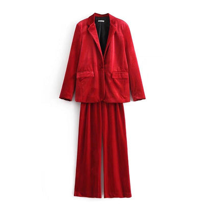England Style Pure Color Women's Blazer