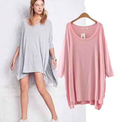 Split Ends Loose Sexy Mini Dress