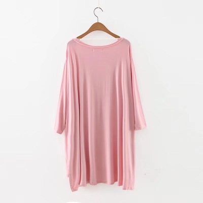 Split Ends Loose Sexy Mini Dress