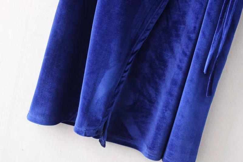 England Style Overlapping Sheath Deep V-neck Party Dress