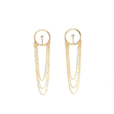 Long Chain Tassel Cute Earrings