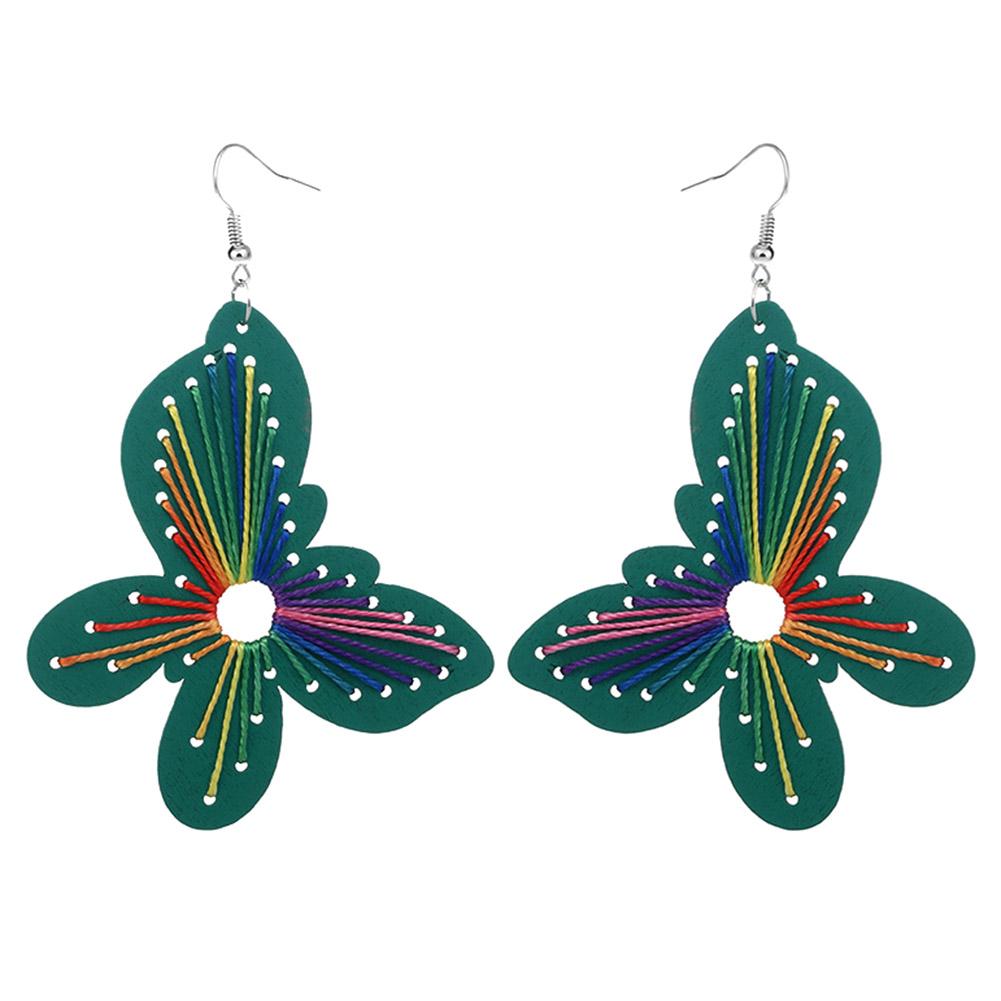 Butterfly Drop Wooden Earrings