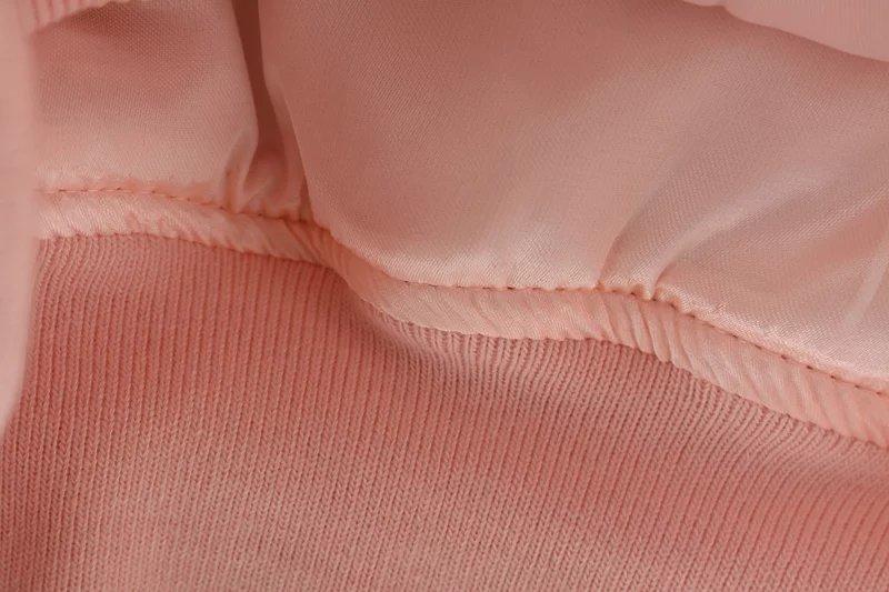 Zipper Long Sleeve Winter Cotton-padded Jacket